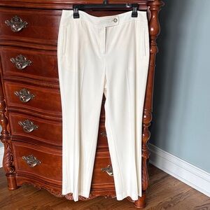 Jones New York Winter White Women's Wide Cut Pants